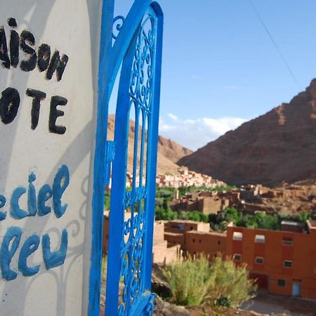 Maison D'Hotes Le Ciel Bleu Tinghir ภายนอก รูปภาพ